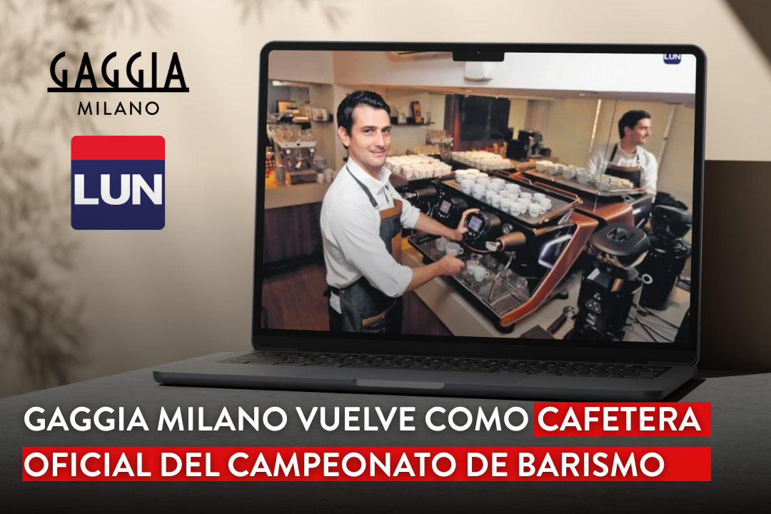 Gaggia Milano vuelve como cafetera oficial del Campeonato de Barismo