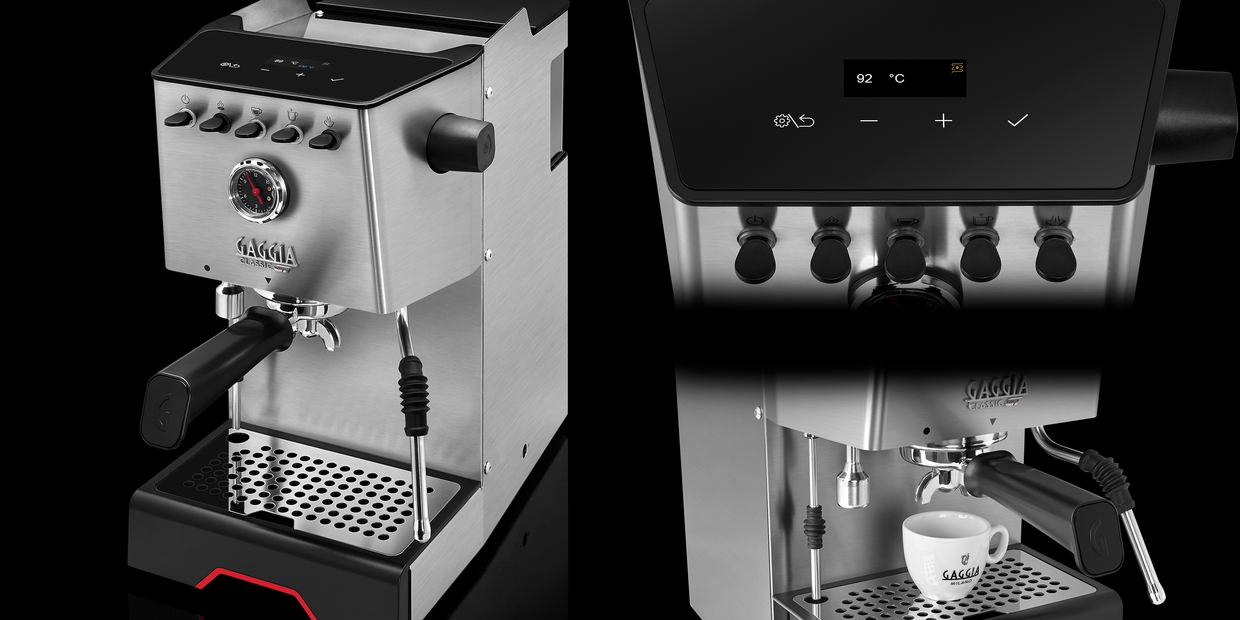 Gaggia Classic GT: precisión italiana y doble caldera para espresso de alto nivel
